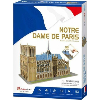 Puzzle 3D Katedra Notre Dame - wersja 2018